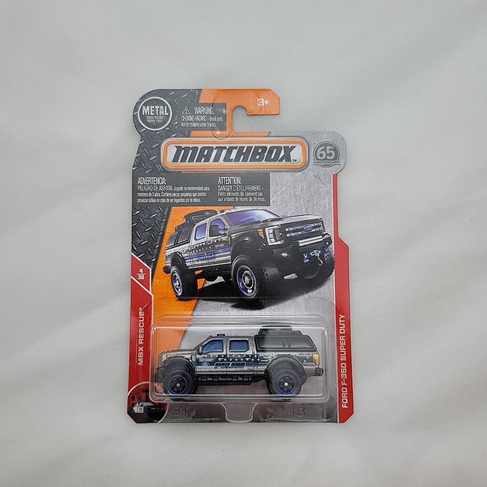 Matchbox 65th Anniversary Ford F-350 Super Duty MBX RESCUE